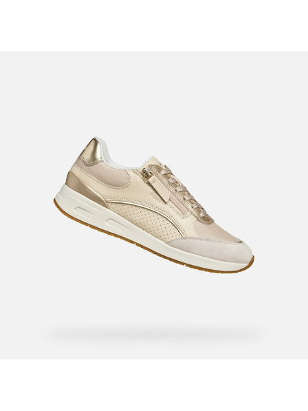Geox Beige Damen Turnschuhe Geox Bulmya