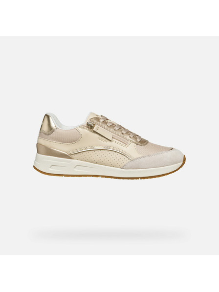 Geox Beige Damen Turnschuhe Geox Bulmya