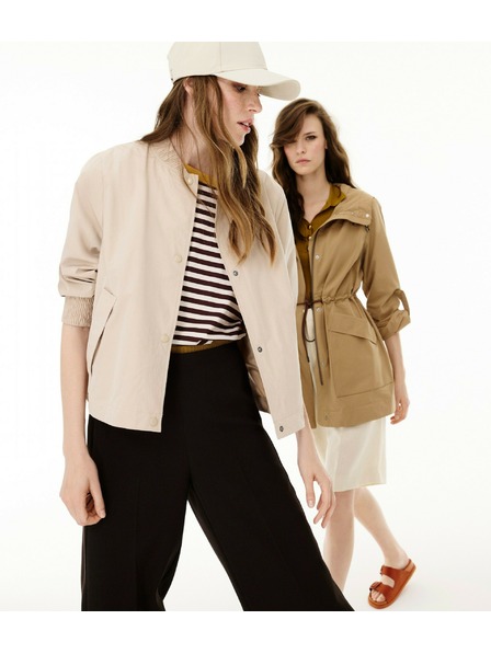 Geox Beige Damen-Parka Geox Dandra