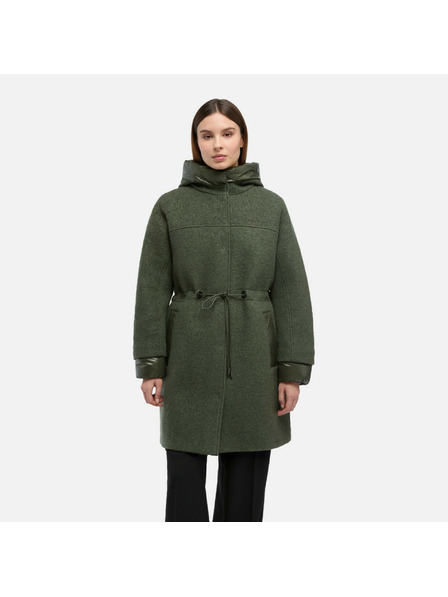 Geox Khaki Damen-Parka Geox Kleopy
