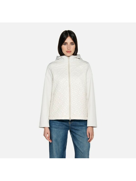 Geox Weiße Damen-Parka Geox Spherica