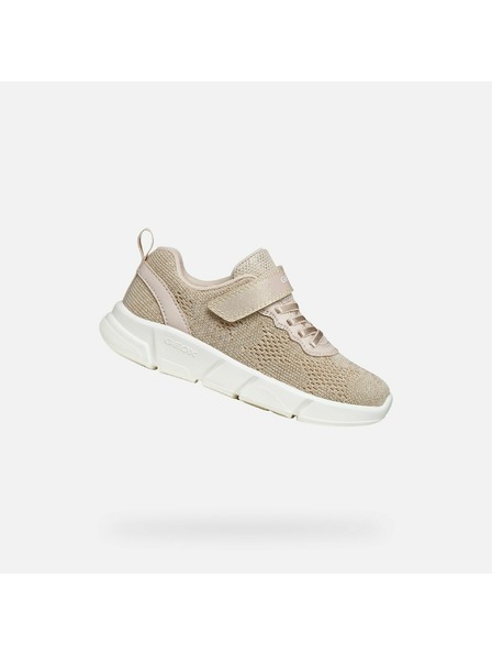 Geox Beige Mädchen-Sneaker Geox Aril