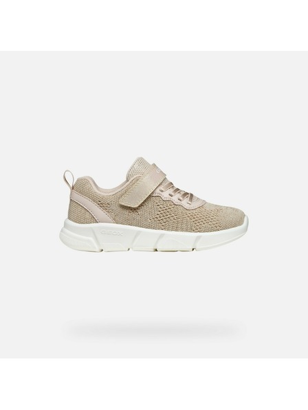 Geox Beige Mädchen-Sneaker Geox Aril
