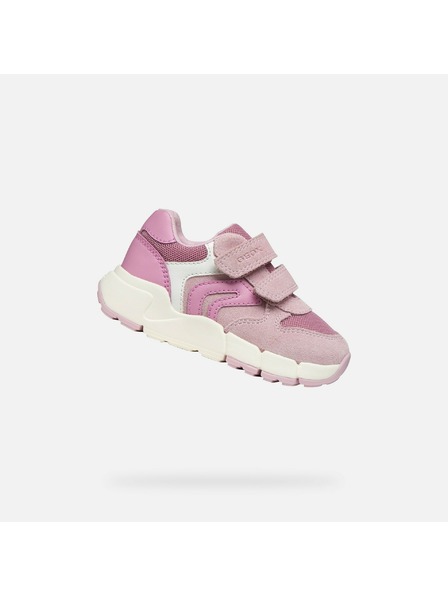Geox Rosa Mädchen-Sneaker Geox Flexyper Mini