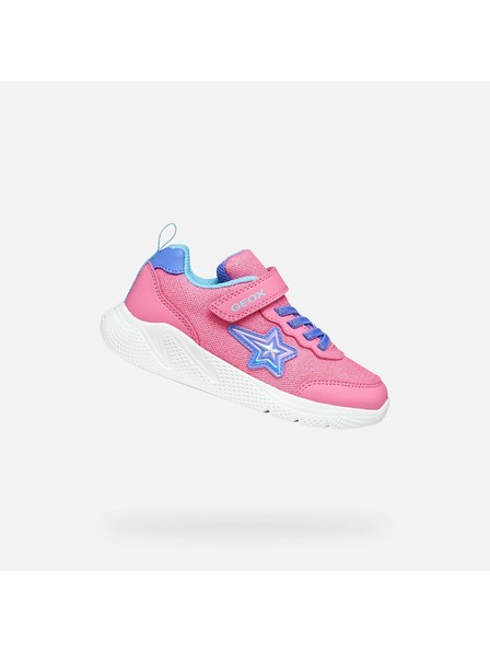 Geox Rosa Mädchen Geox Sprintye Turnschuhe