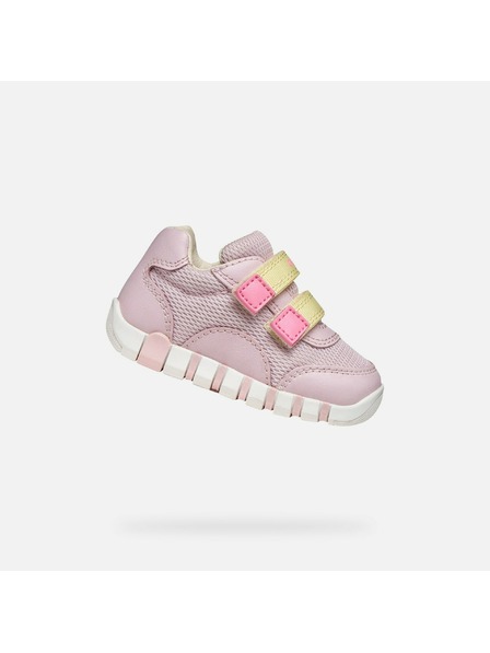 Geox Rosa Mädchen-Sneaker für die ersten Schritte Geox Iupidoo
