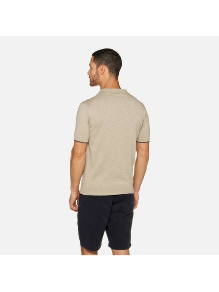 Geox Beige Herren-Poloshirt Geox Knit