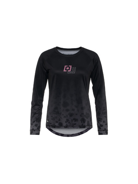 Horsefeathers Bike-Trikot Deco LS - black/cheetah