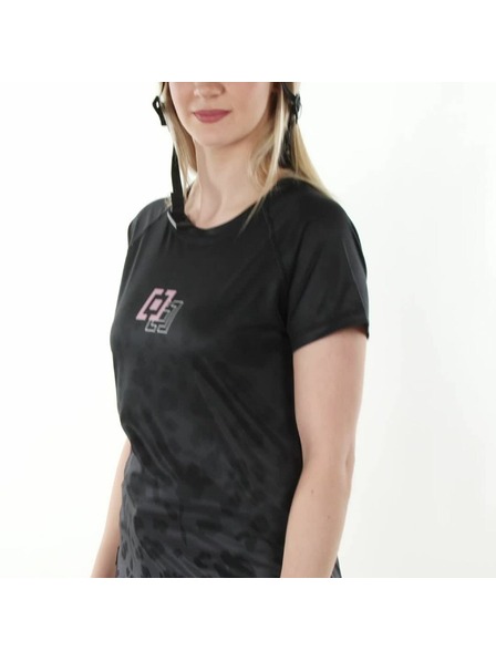 Horsefeathers Bike-Trikot Deco - black/cheetah