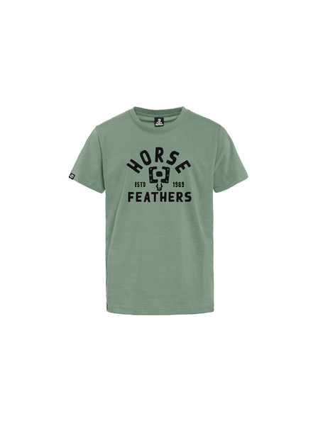 Horsefeathers Kinder-T-Shirt Pedal - iceberg green