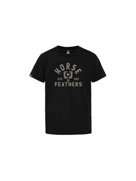 Horsefeathers Kinder-T-Shirt Pedal - black