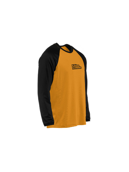 Horsefeathers Bike Trikot Spike LS - sunflower/black