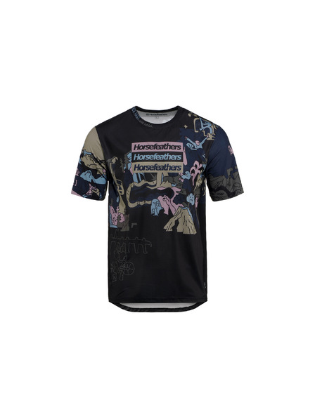 Horsefeathers Bike-Trikot Quantum - doodle