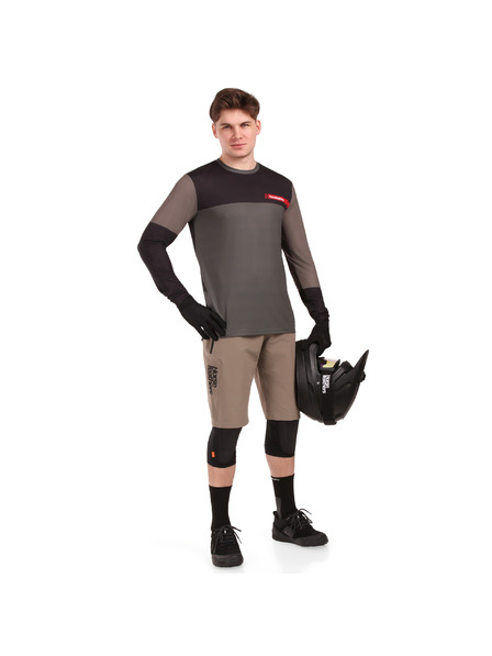 Horsefeathers Bike-Trikot Quantum LS - chimera/walnut