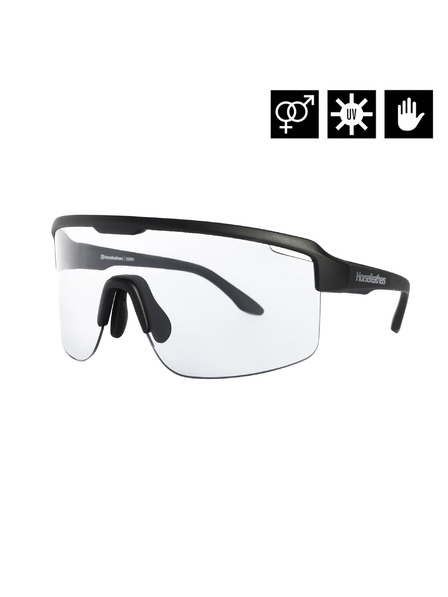 Horsefeathers Radsportbrille Scorpio - matt black/clear