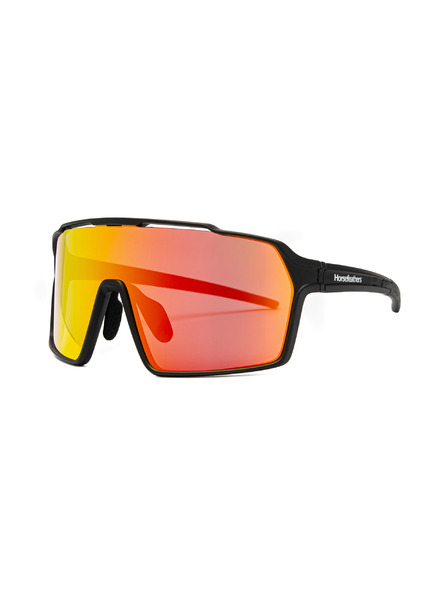 Horsefeathers Radsportbrille Neutron - matt black/mirror red