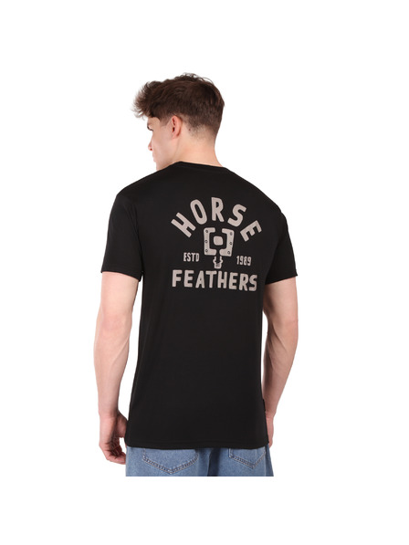 Horsefeathers Funktions-T-Shirt Pedal - black