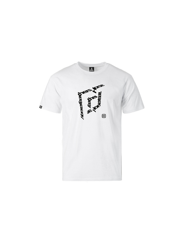 Horsefeathers T-Shirt Cube - white