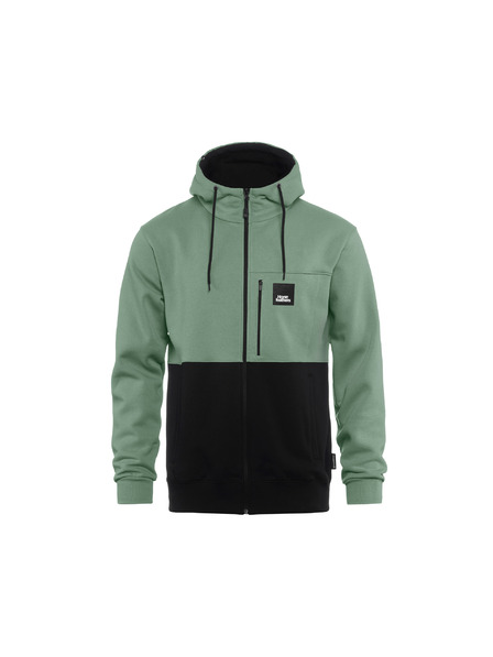 Horsefeathers Sweatshirt Vick - iceberg green/black