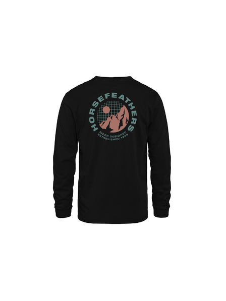 Horsefeathers Shirt Altitude LS - black