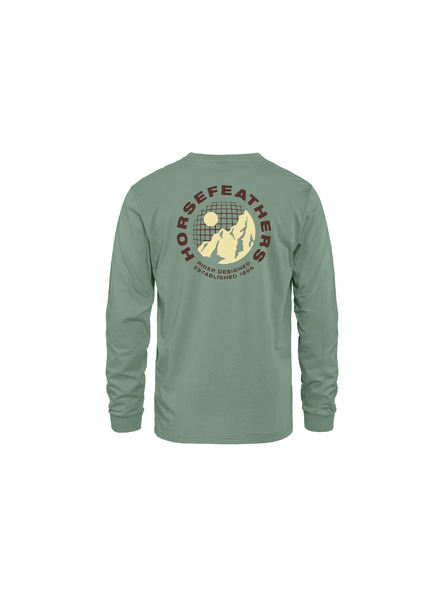 Horsefeathers Shirt Altitude LS - iceberg green