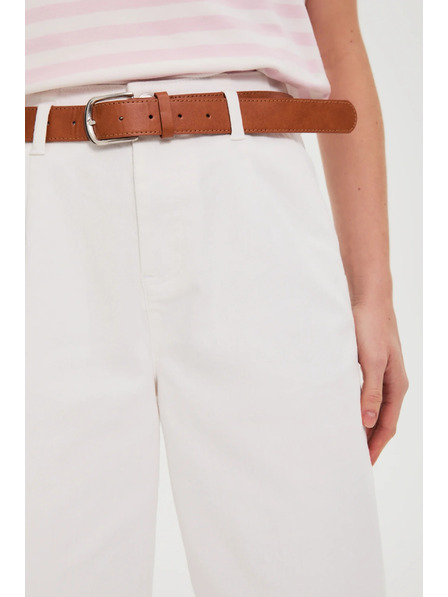 Moodo Jeans mit weitem Beinschnitt weiß Moodo