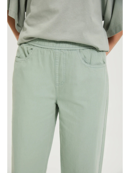 Moodo Jeans mit weitem Beinschnitt khaki Moodo