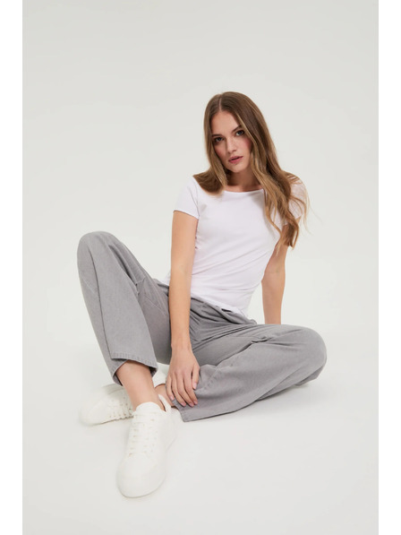 Moodo Weite Jeans grau Moodo