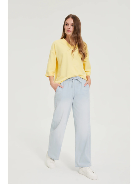 Moodo Weite Jeans blau Moodo