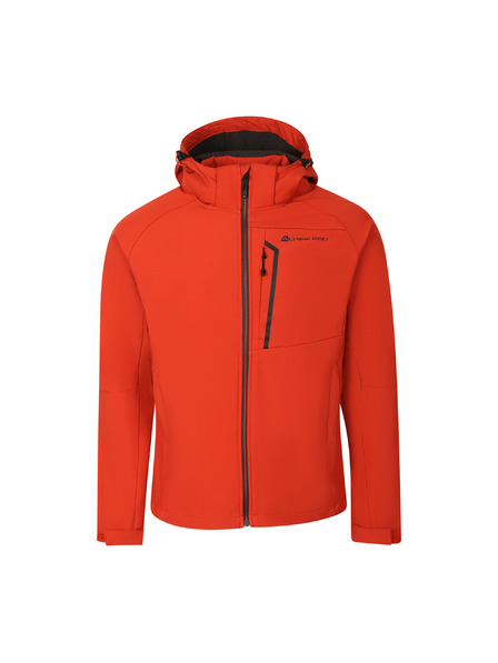 ALPINE PRO Herren-Softshell-Jacke mit Membran ALPINE PRO HOOR red clay