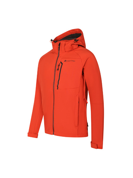 ALPINE PRO Herren-Softshell-Jacke mit Membran ALPINE PRO HOOR red clay