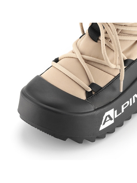 ALPINE PRO Damen-Winterschuhe mit wärmender Innensohle ALPINE PRO PRIBA white pepper