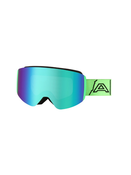 ALPINE PRO Kinder Skibrille ALPINE PRO GROWO A simply green