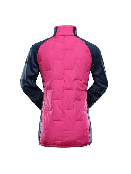 ALPINE PRO Kinder-Sweatjacke mit Merinowolle-Füllung ALPINE PRO JORWO 2 fuchsia fedora