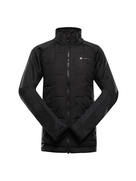 ALPINE PRO Kinder-Sweatjacke mit Merinowolle-Füllung ALPINE PRO JORWO 2 black