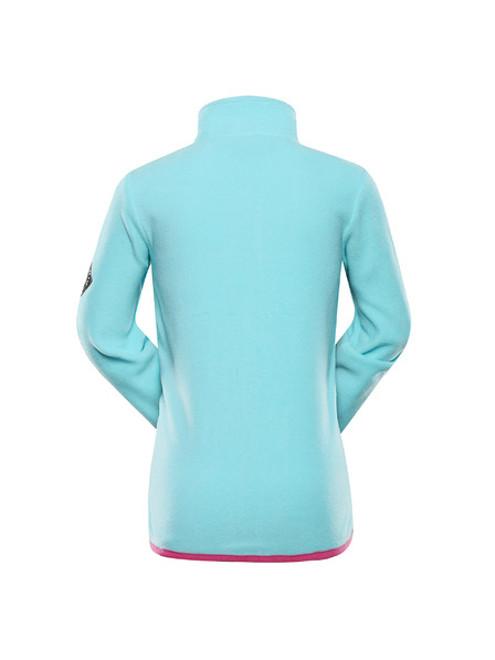 ALPINE PRO Kinder-Warme Mikrofleece-Sweatjacke ALPINE PRO SIUSO 3 limpet shell