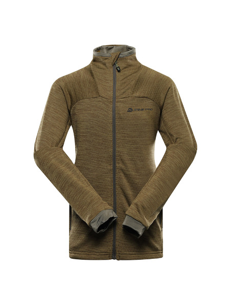 ALPINE PRO Kinder-Schnelltrocknende Sweatjacke ALPINE PRO ONNECO 3 turtle green