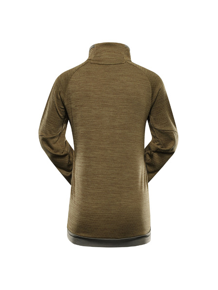 ALPINE PRO Kinder-Schnelltrocknende Sweatjacke ALPINE PRO ONNECO 3 turtle green