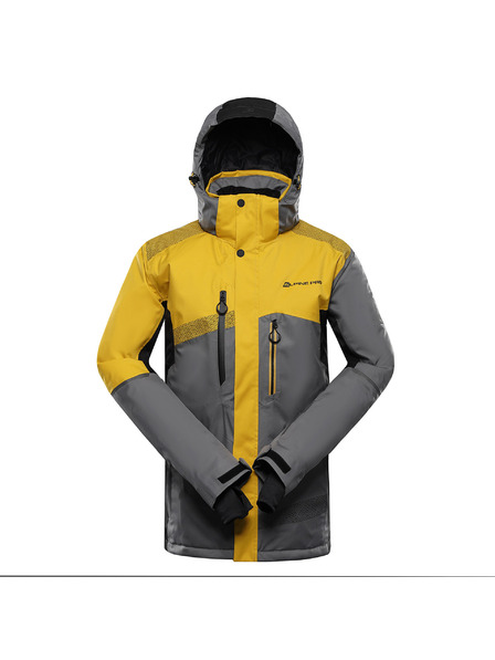 ALPINE PRO Herren Skijacke mit PTX-Schneemembran ALPINE PRO DEAR 2 lemon curry