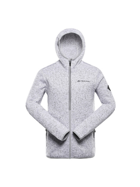 ALPINE PRO Herren-Warmer Pullover mit Reißverschluss ALPINE PRO ZEG 2 white