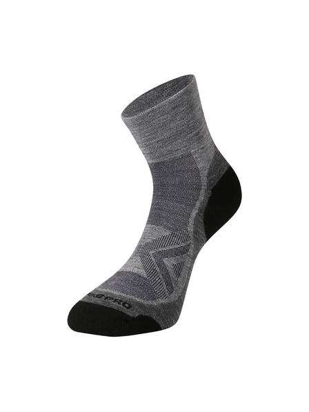 ALPINE PRO Antibakterielle Merino-Wollsocken ALPINE PRO DERERE grau
