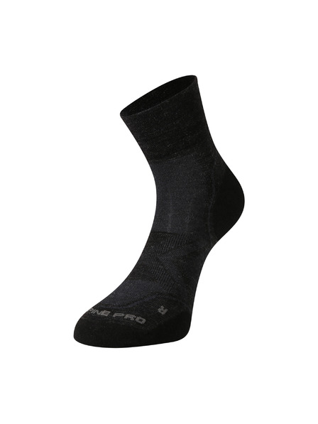 ALPINE PRO Antibakterielle Merino-Wollsocken ALPINE PRO DERERE schwarz
