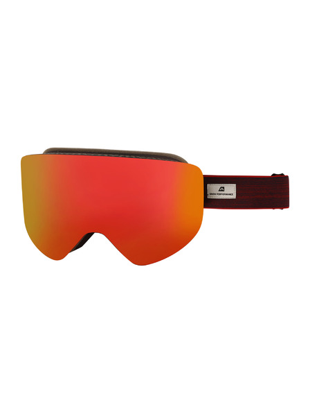 ALPINE PRO Skibrille ALPINE PRO HELLQE olympic red