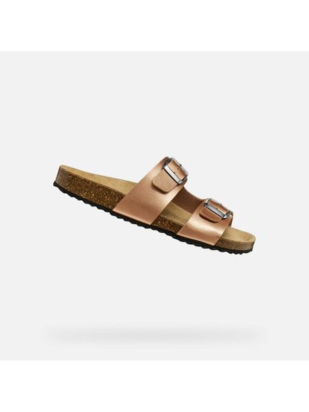 Geox Hellbraune Damen-Sandalen Geox Brionia