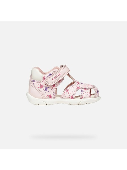 Geox Hellrosa Mädchen-Sandalen für erste Schritte Geox Sandal Zapito