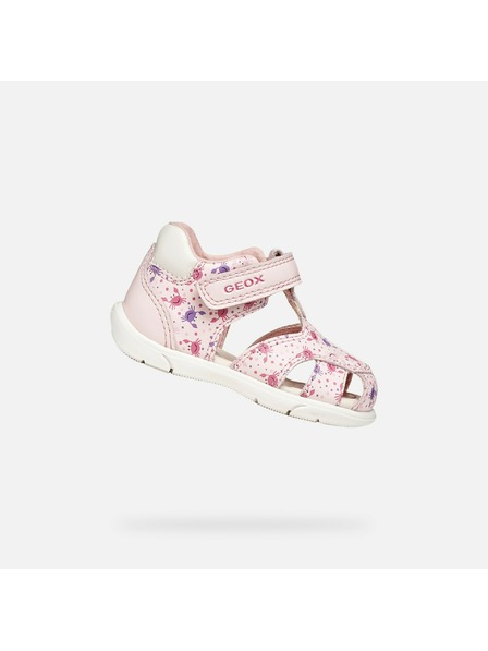 Geox Hellrosa Mädchen-Sandalen für erste Schritte Geox Sandal Zapito