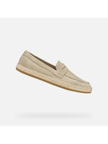 Geox Beige Herren-Mokassins Geox Pantelleria