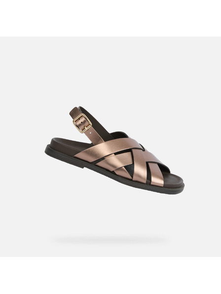 Geox Braun Damen Sandalen Geox Adelash