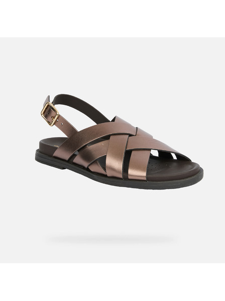 Geox Braun Damen Sandalen Geox Adelash