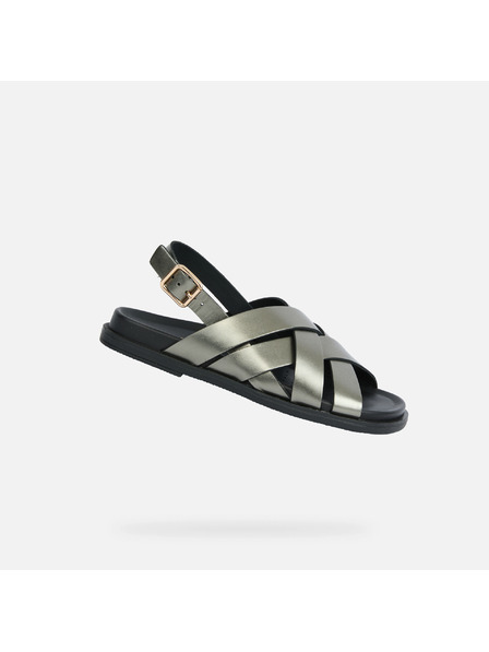 Geox Grüne Damen-Sandalen Geox Adelash